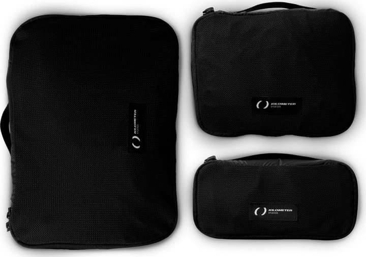Kilometer Packing Cubes Set Black Kilometer