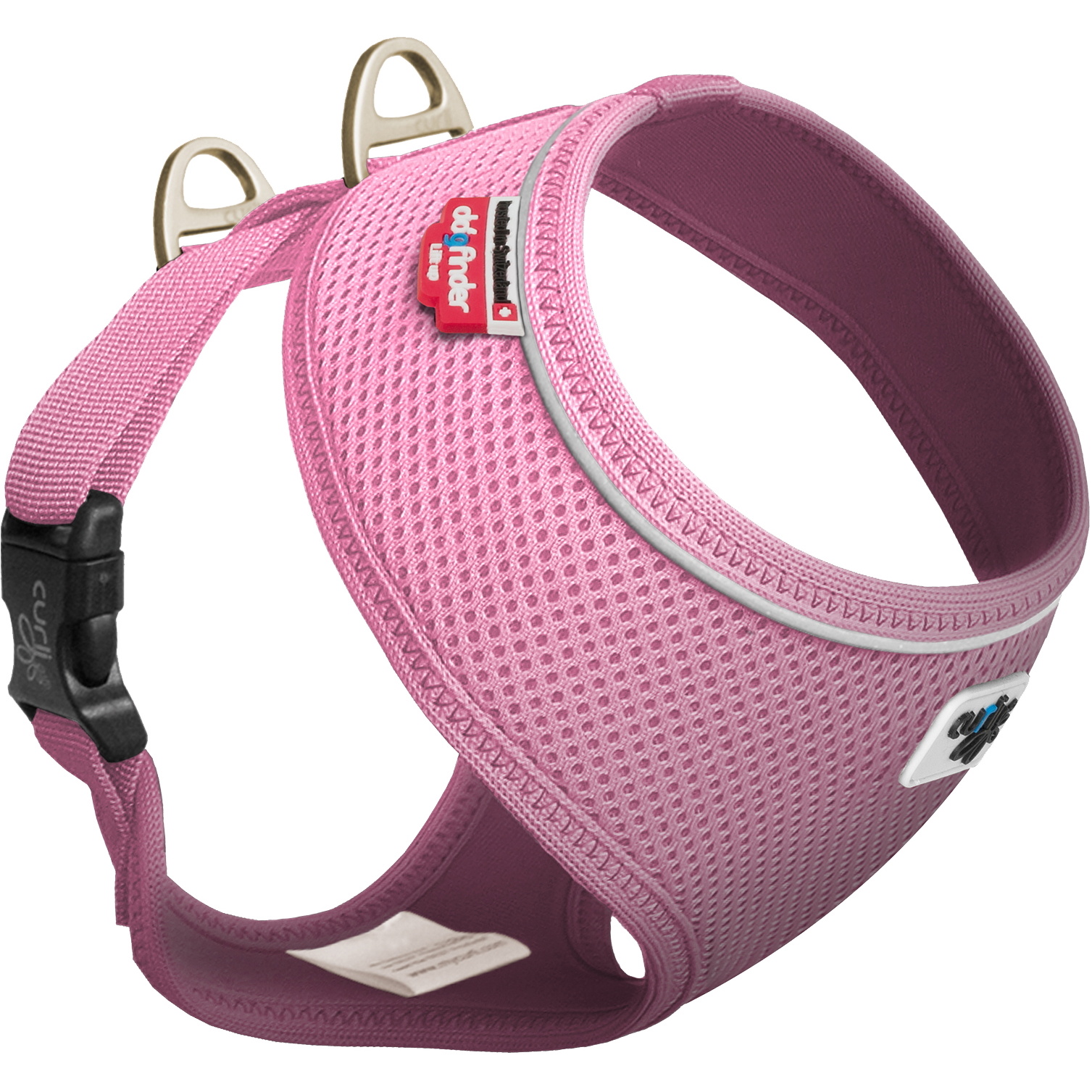 Curli Basic Harness Air-Mesh L Pink
