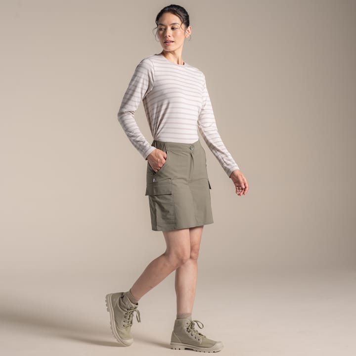 Craghoppers Women's NosiLife Pro Cargo Skort Wild Olive Craghoppers