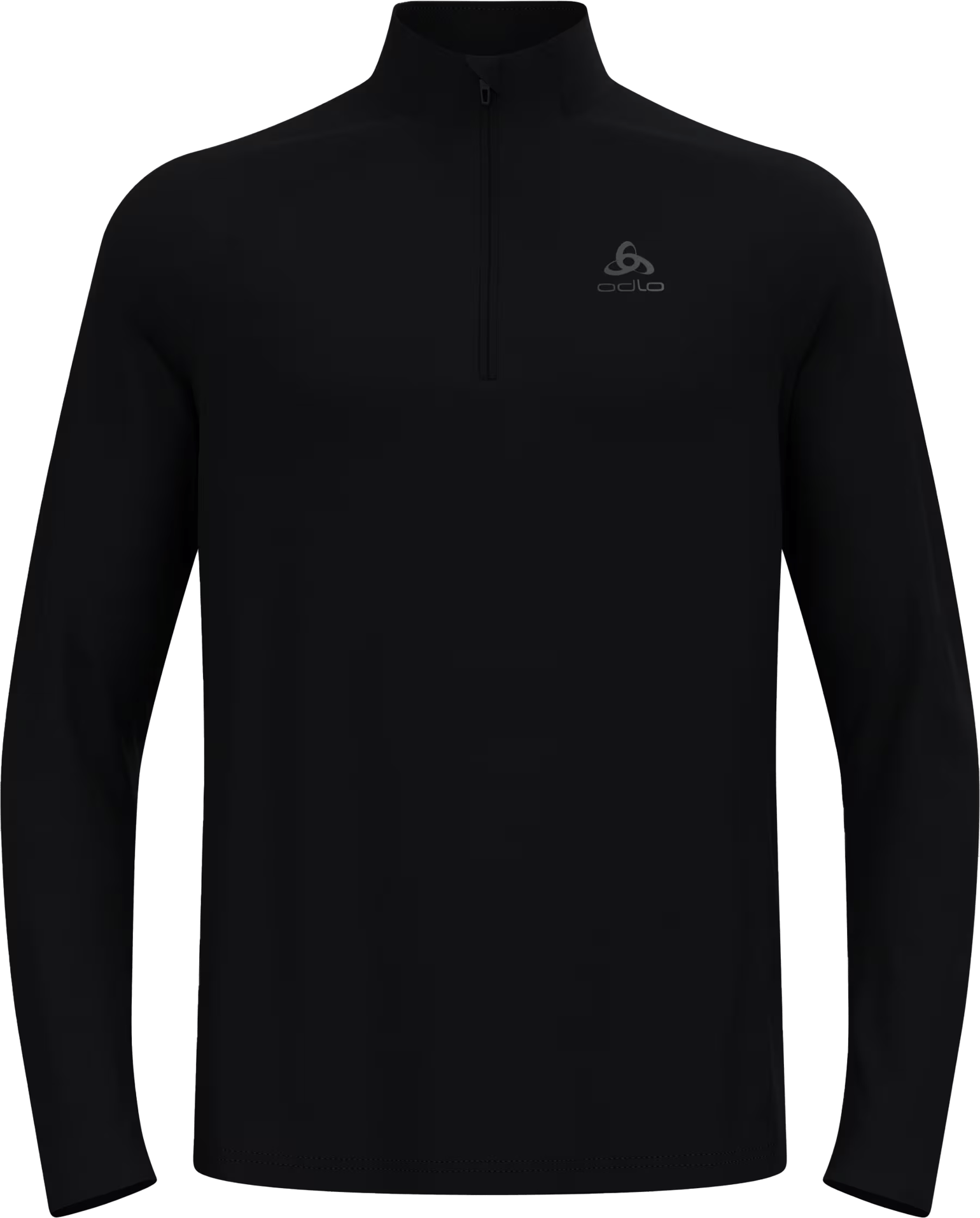 Odlo Men's Mid Layer Essential 1/2 Zip Black - Black