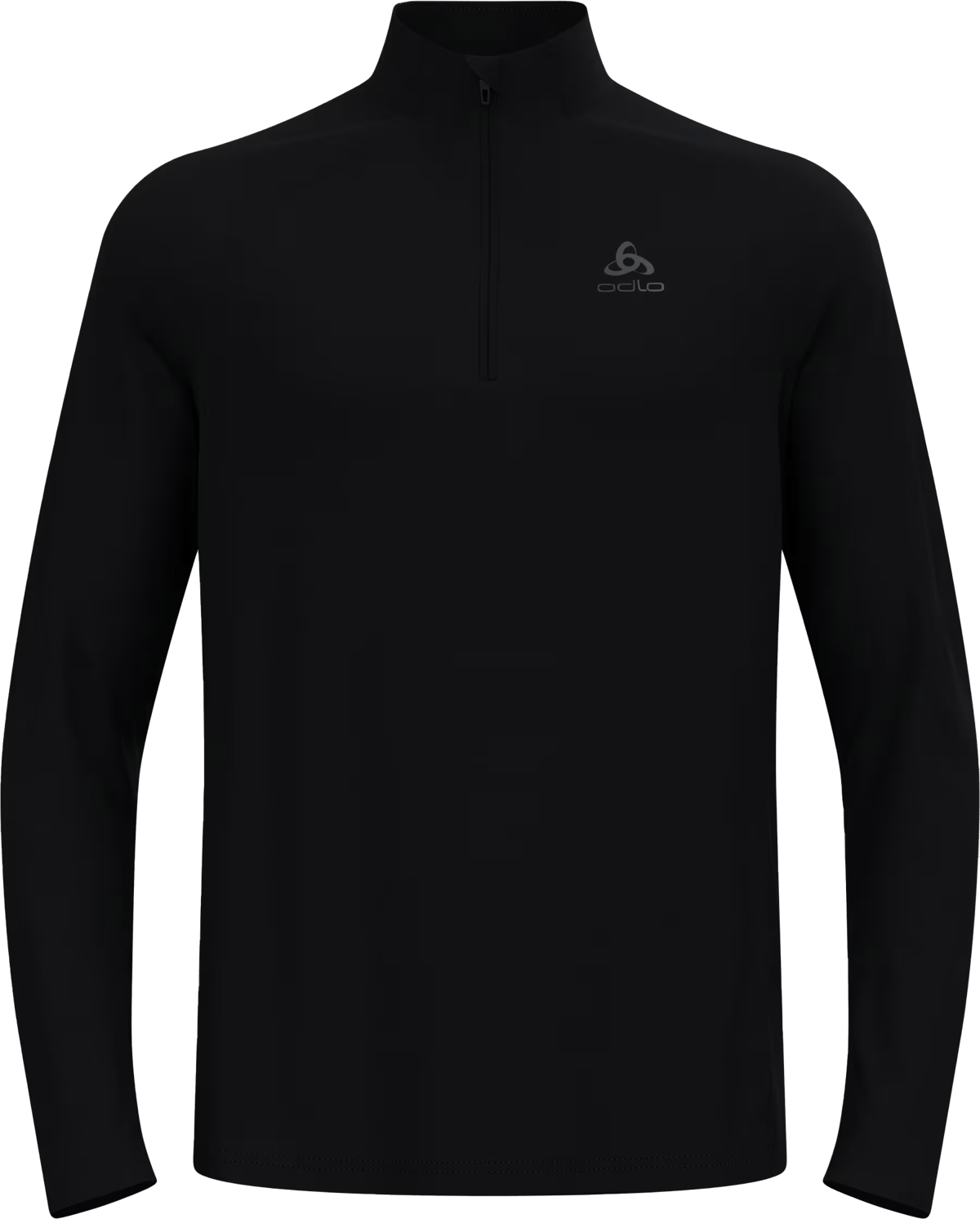 Odlo Men's Mid Layer Essential 1/2 Zip Black - Black