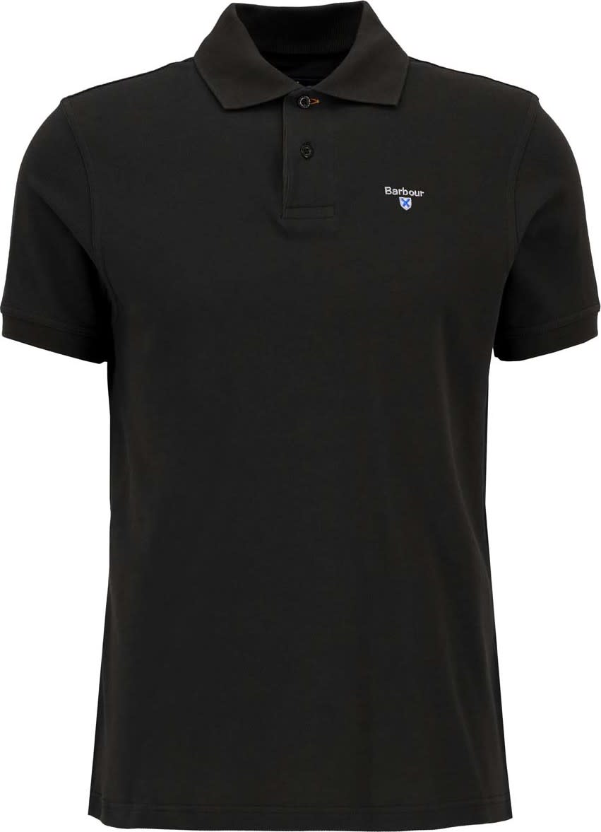 Barbour Men's Sports Polo Shirt Black