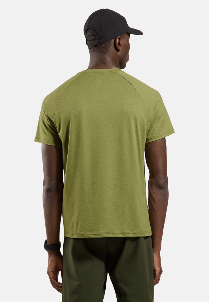 Odlo Men's T-Shirt Crew Neck S/S Essential 365 Guacamole Melange Odlo