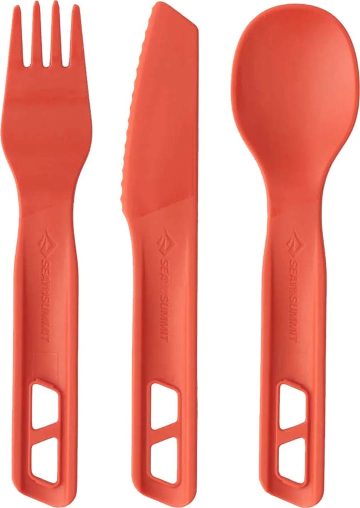 Sea To Summit Passage Cutlery Set 3 Pieces Spicy Orange Sea To Summit