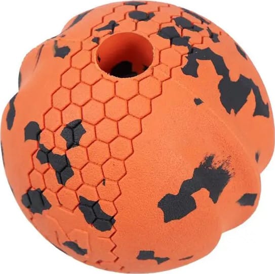 Non-stop Dogwear Dog Ball 70x70 Orange/black Non-stop Dogwear