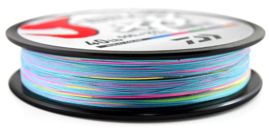 Daiwa J-Braid 8 Tresses 500m, Diamètre 0,280 Mm, Résistance 26,5 Kg, Multicolore, Pour Pêche Au Jig Et Leurres En Mer