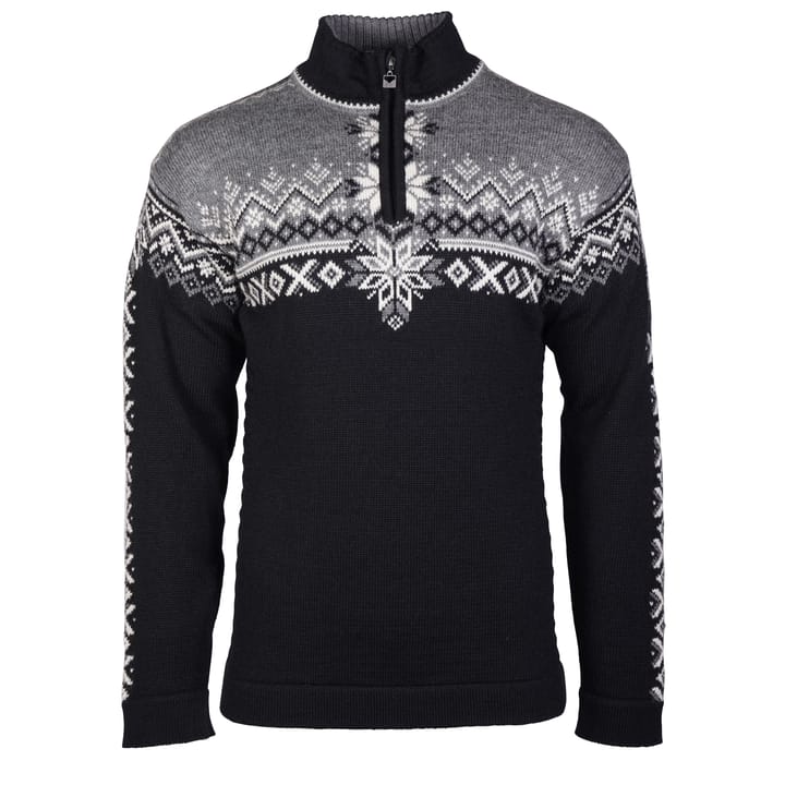 140th Anniversary Men's Sweater Black/Smoke/Off white Dale of Norway