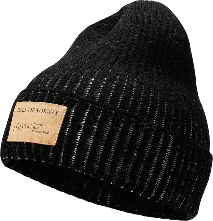 Alvøy Hat Norweigan Wool Black Offwhite Dale of Norway