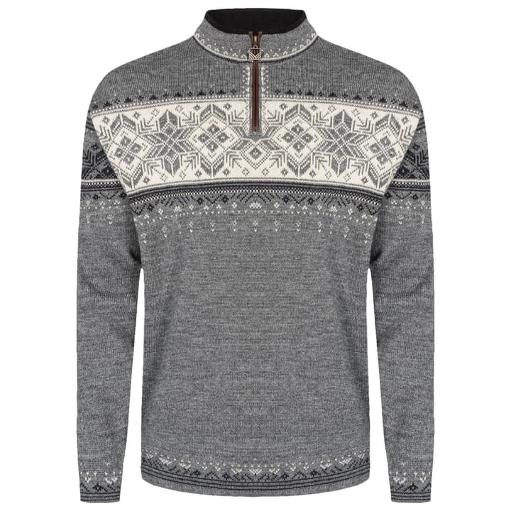 Dale of Norway Men's Blyfjell Knit Sweater Smoke/Dark Charcoal/Offwhite/Light Charcoal Dale of Norway