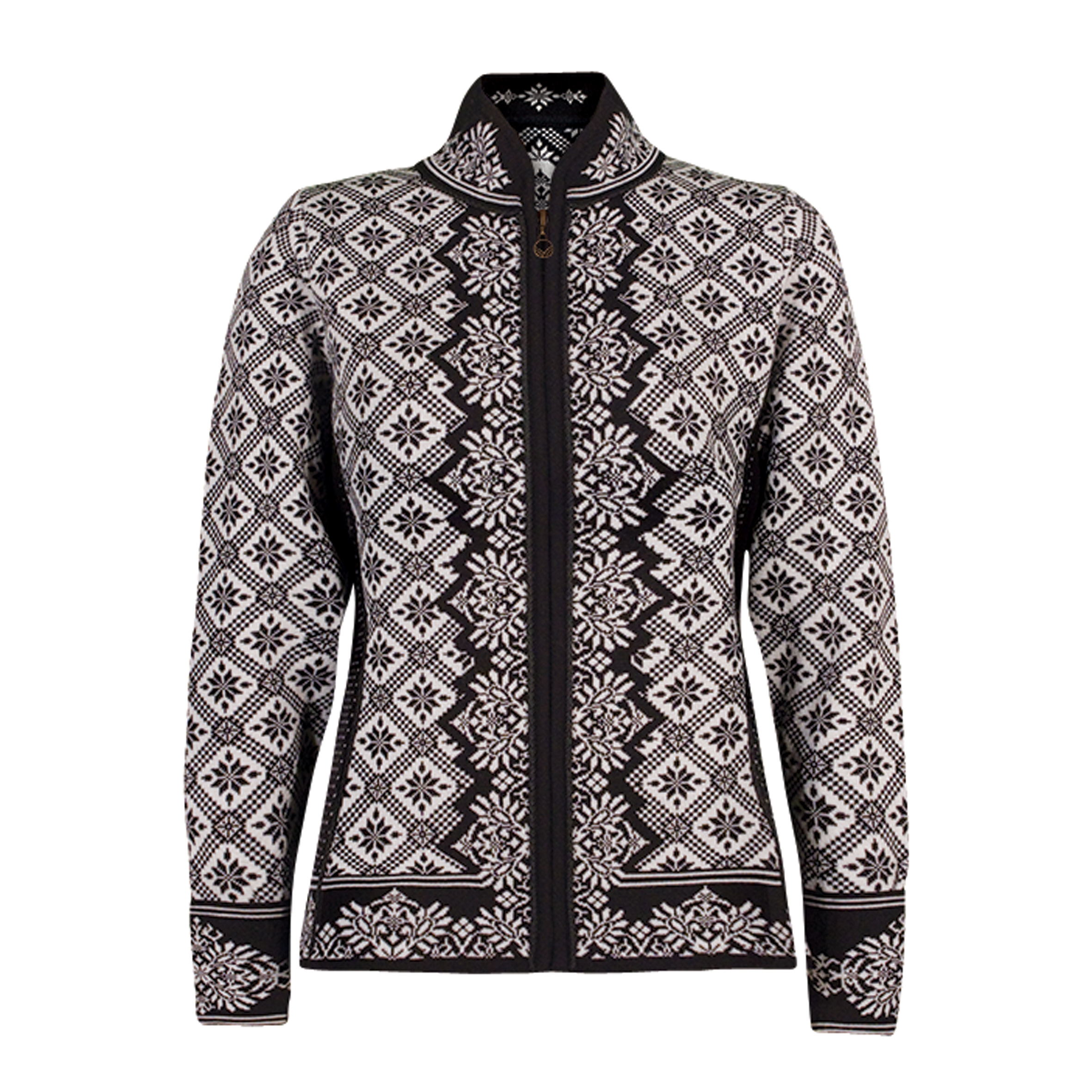 Dale of Norway Christiania Women's Jacket Black/Off-white Pitkähihaiset paidat black/Off white M