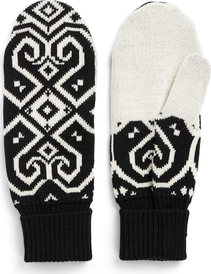 Dale of Norway Falun Merino Wool Mittens Black Offwhite Dale of Norway