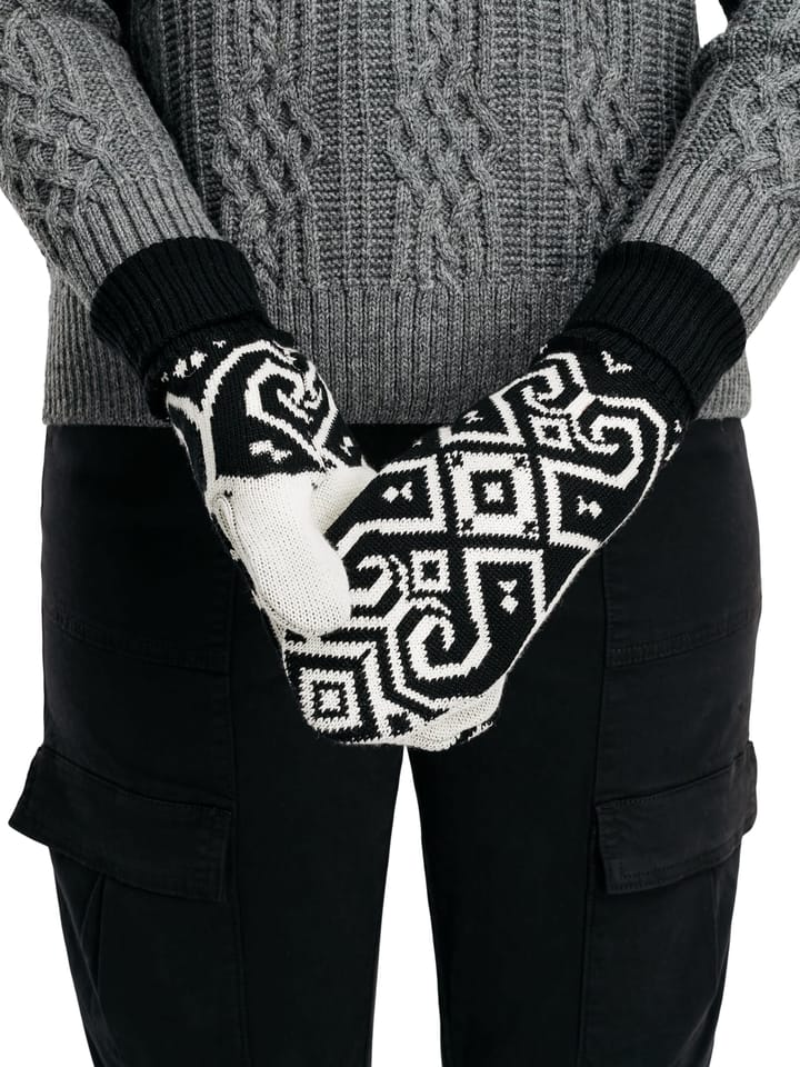 Dale of Norway Falun Merino Wool Mittens Black Offwhite Dale of Norway