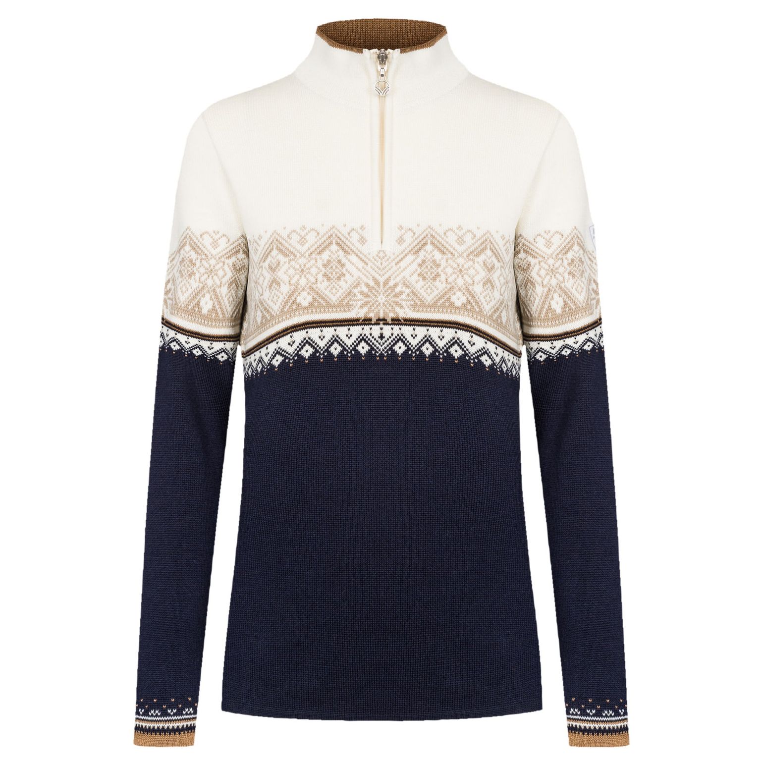 Dale of Norway Women's Moritz Sweater Navy/Bronze/Beige/Offwhite