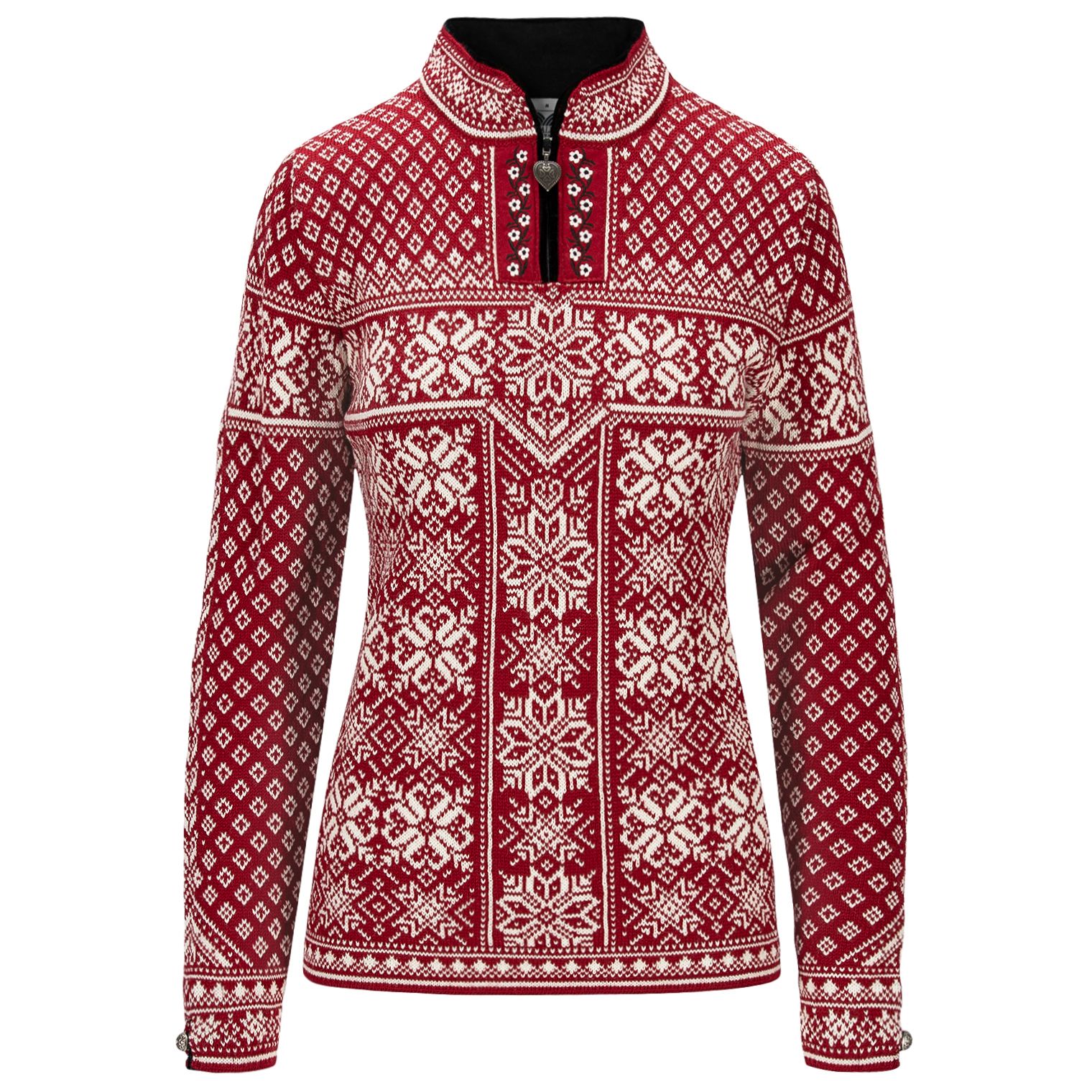 Dale of Norway Women's Peace Sweater Redrose/Offwhite