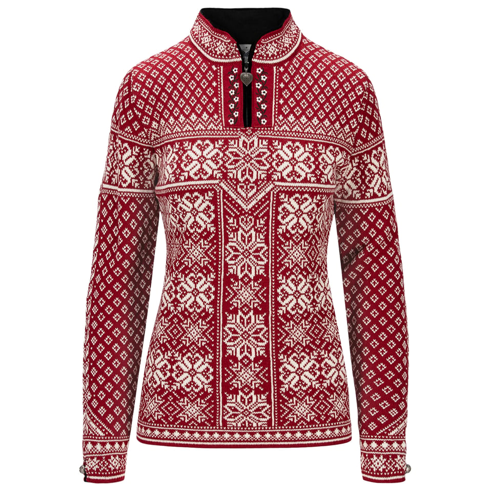 Women's Peace Sweater Redrose/Offwhite