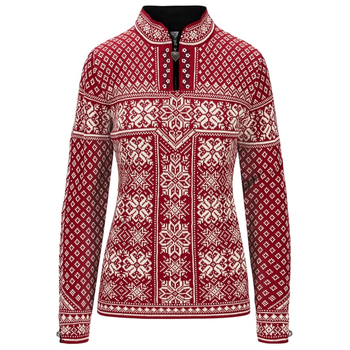 Dale of Norway Women's Peace Sweater Redrose/Offwhite Dale of Norway