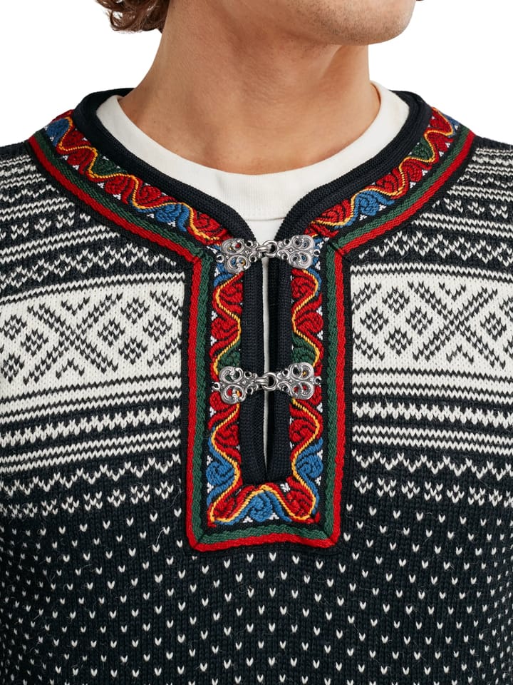 Dale of Norway Unisex Setesdal Sweater Norweigan Wool Black/Offwhite Dale of Norway