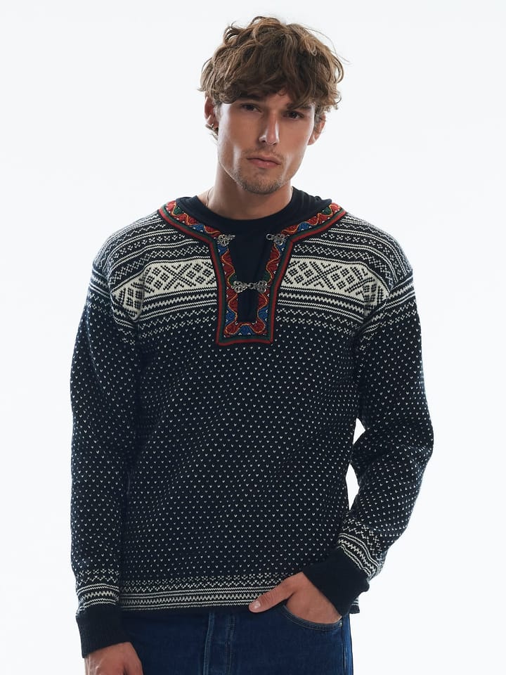 Dale of Norway Unisex Setesdal Sweater Norweigan Wool Black/Offwhite Dale of Norway