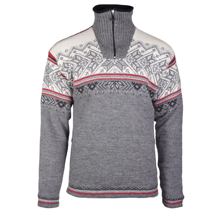 Dale of Norway Men's Vail Weatherproof Sweater Raspberry/Dark Charcoal Dale of Norway
