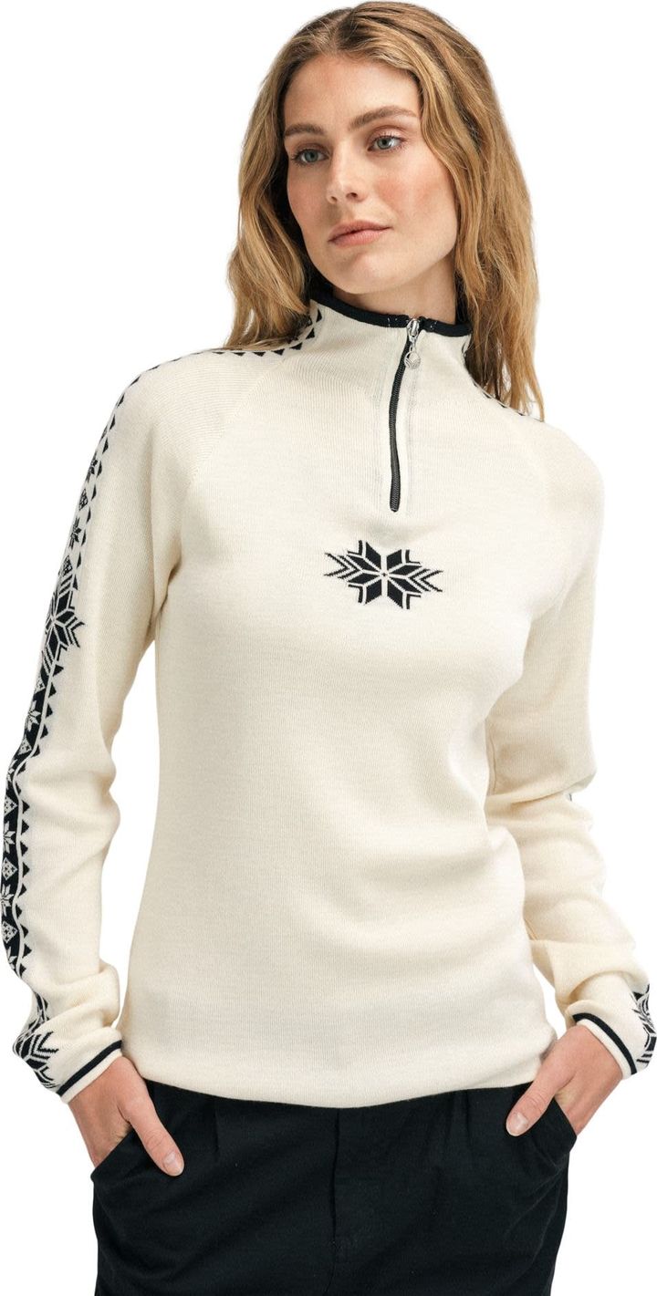 Dale of Norway Women's Geilo Sweater Offwhite Black Dale of Norway