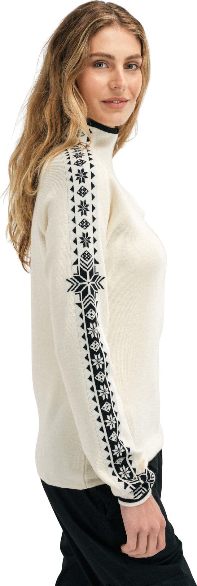 Dale of Norway Women's Geilo Sweater Offwhite Black Dale of Norway