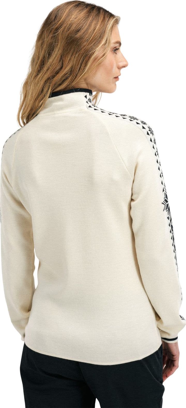 Dale of Norway Women's Geilo Sweater Offwhite Black Dale of Norway