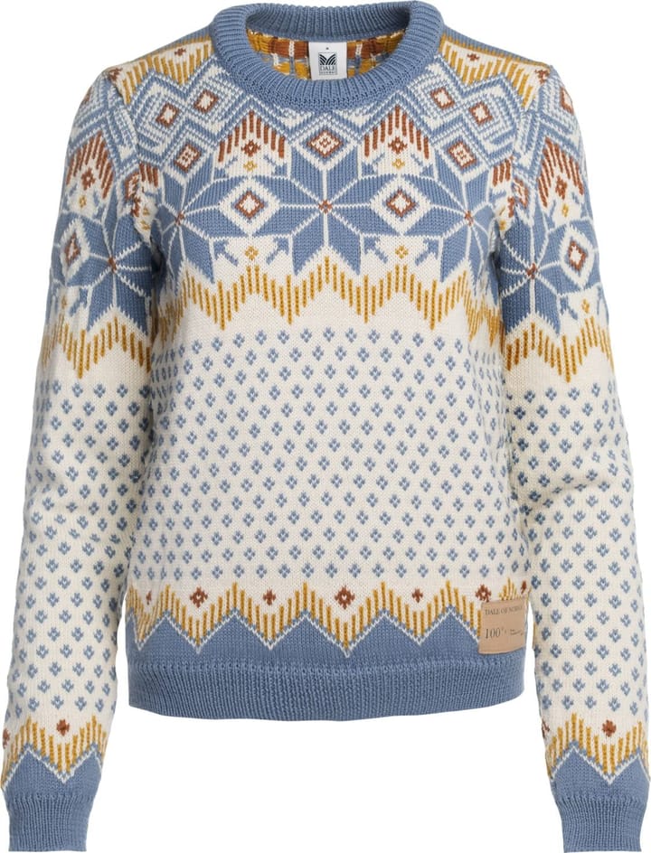 Dale of Norway Women's Vilja Sweater Offwhite Blueshadow Mustard Dale of Norway Dale of Norway Women's Vilja Sweater Offwhite Blueshadow Mustard Dale of Norway