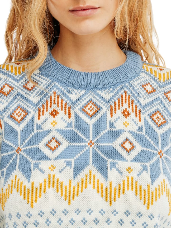 Dale of Norway Women's Vilja Sweater Offwhite Blueshadow Mustard Dale of Norway Dale of Norway Women's Vilja Sweater Offwhite Blueshadow Mustard Dale of Norway