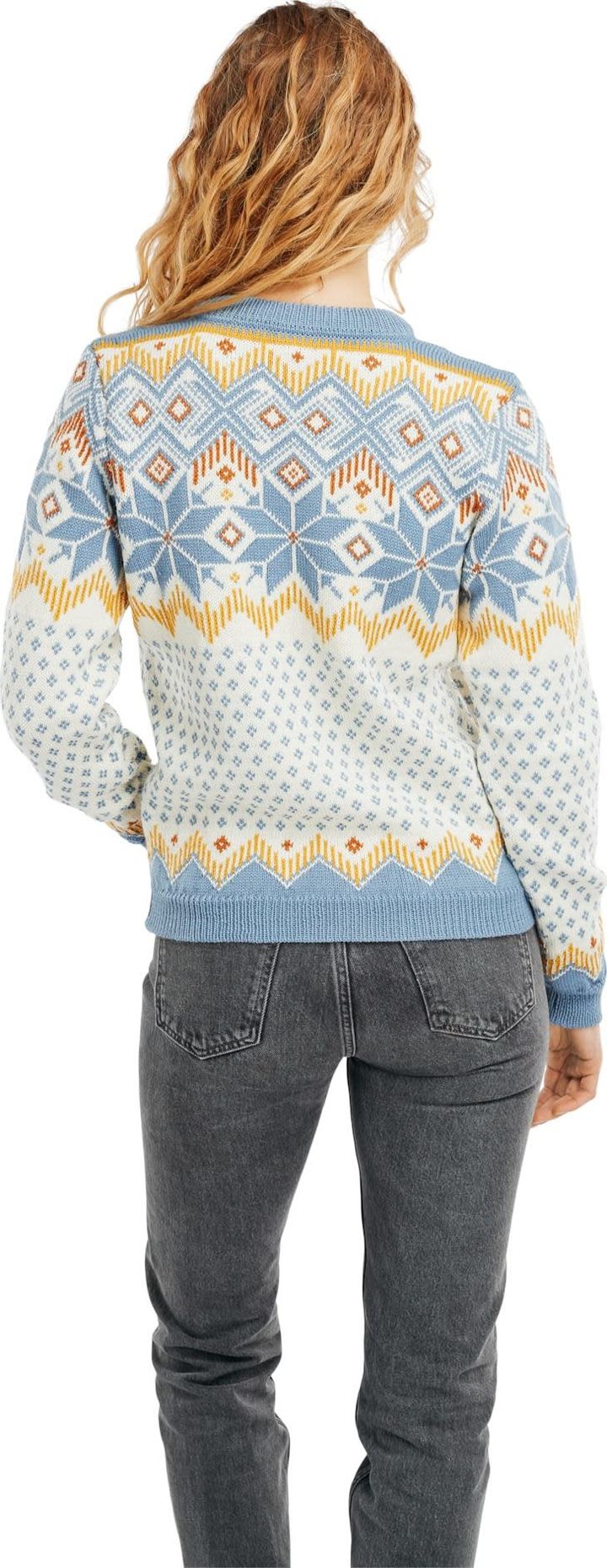 Dale of Norway Women's Vilja Sweater Offwhite Blueshadow Mustard Dale of Norway Dale of Norway Women's Vilja Sweater Offwhite Blueshadow Mustard Dale of Norway