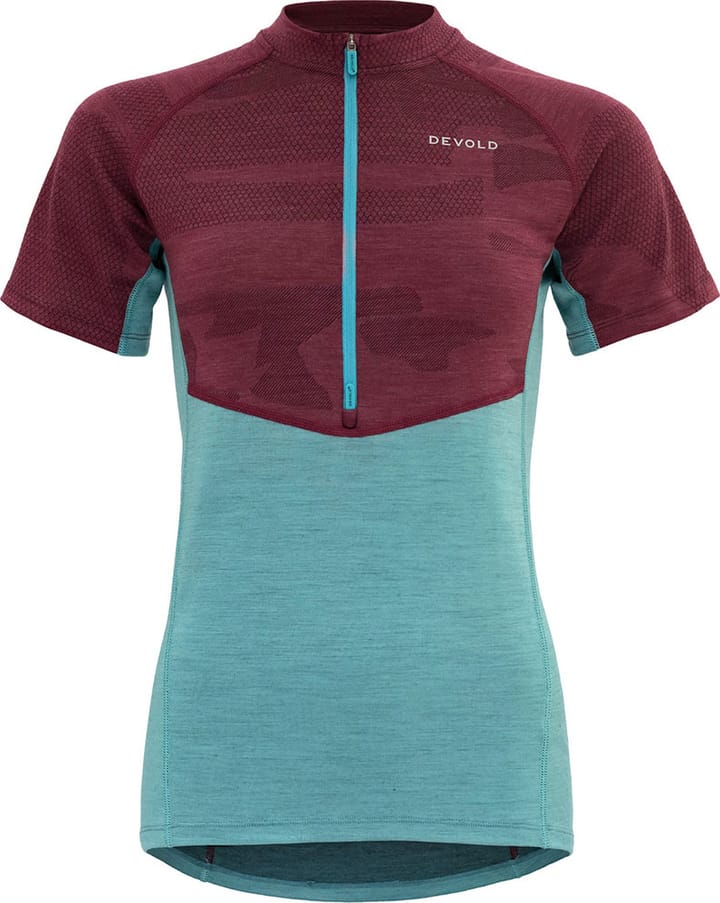 Devold Women's Standal Merino Tee Zip Neck Tropical Devold Devold Women's Standal Merino Tee Zip Neck Tropical Devold