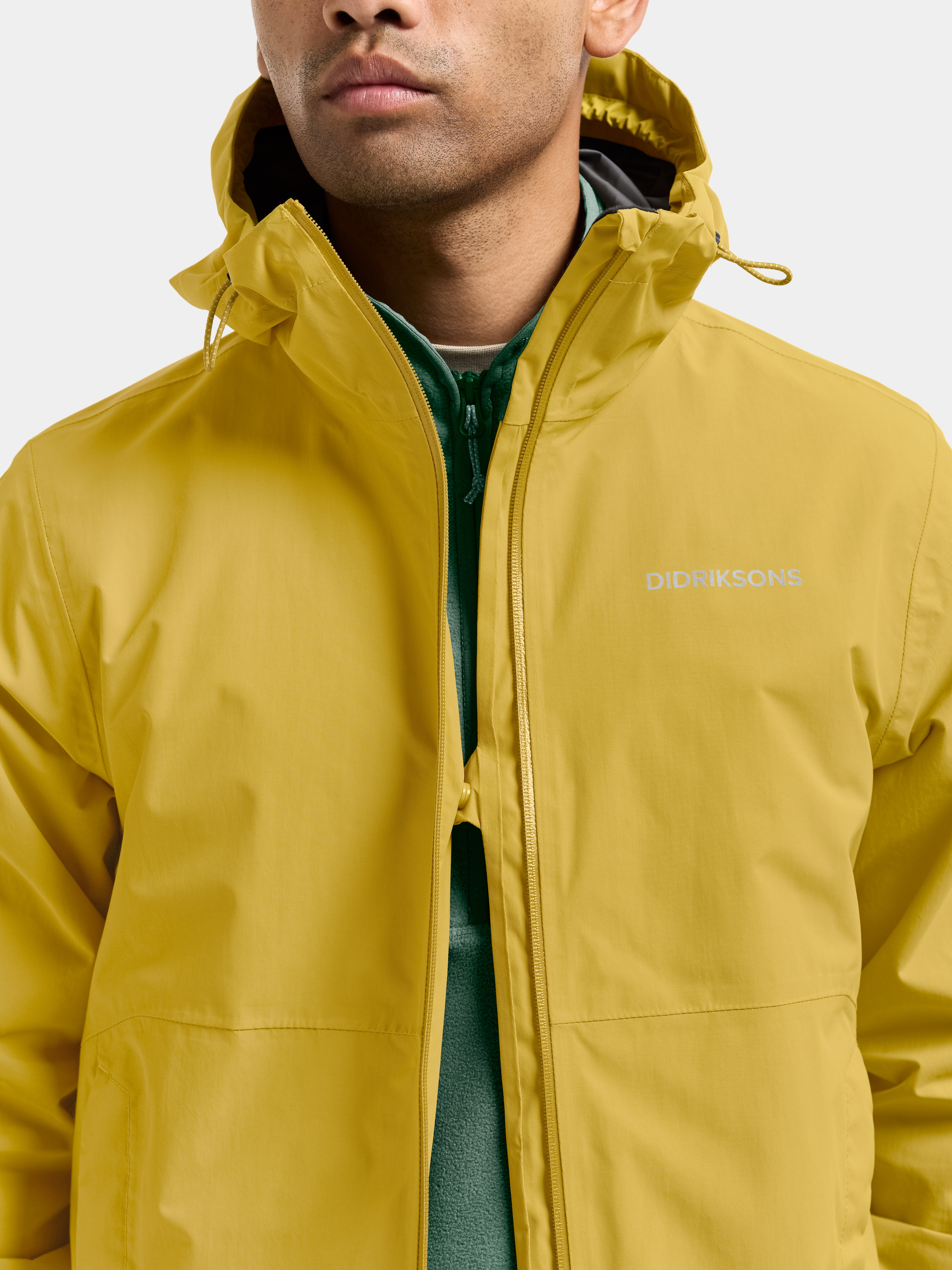 Didriksons Men's Dario Jacket 2 Yellow Pollen
