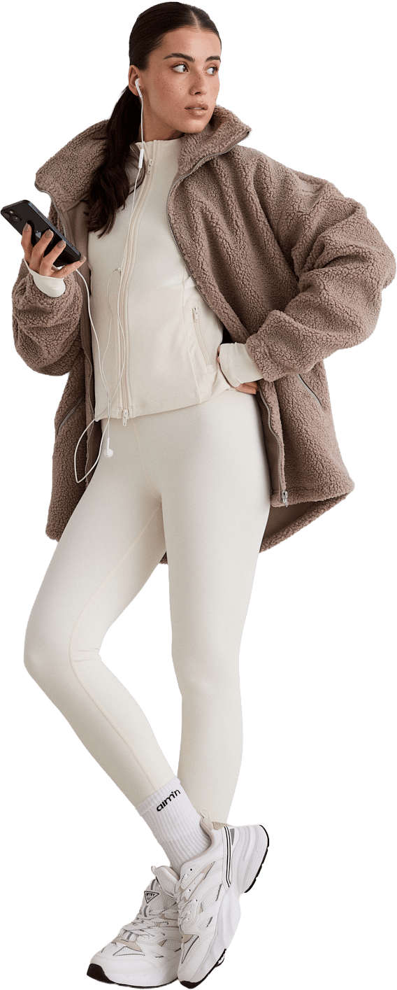 Aim'n Women´s Pile Jacket Dark Clay Aim'n