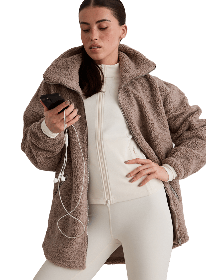 Aim'n Women´s Pile Jacket Dark Clay Aim'n