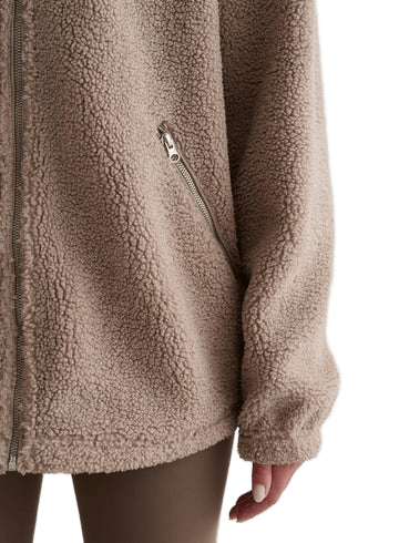 Aim'n Women´s Pile Jacket Dark Clay Aim'n