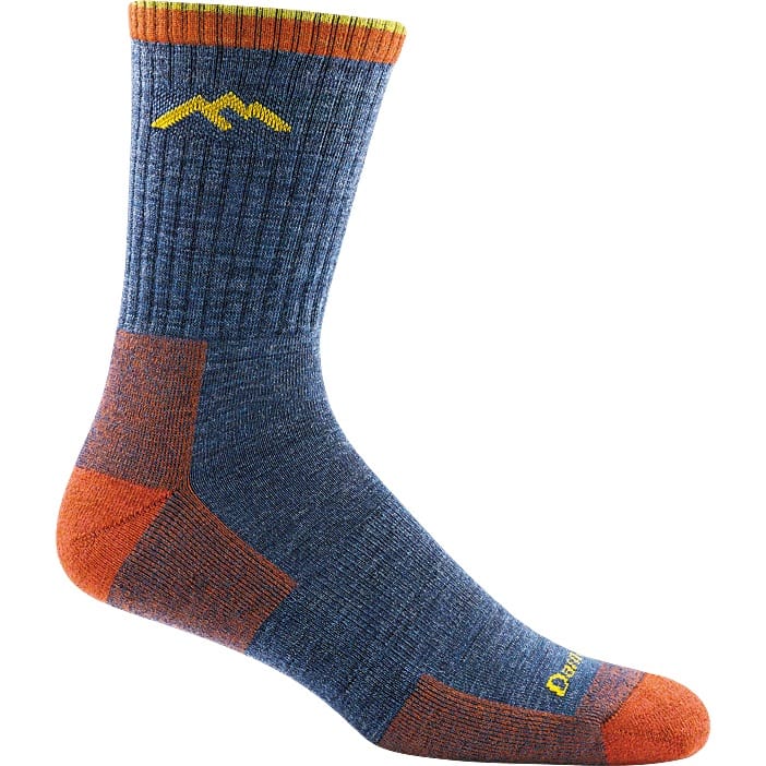 Men's Hiker Micro Crew Sock Cushion Denim Darn Tough