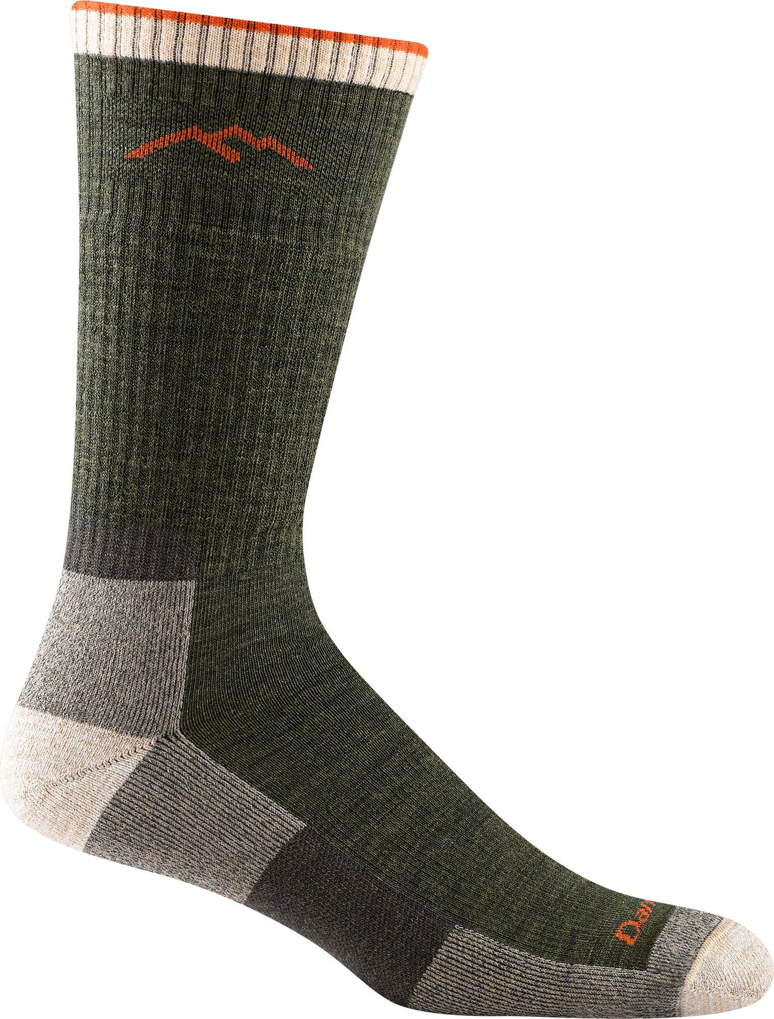 Darn Tough Men's Hiker Boot Sock Cushion Olive