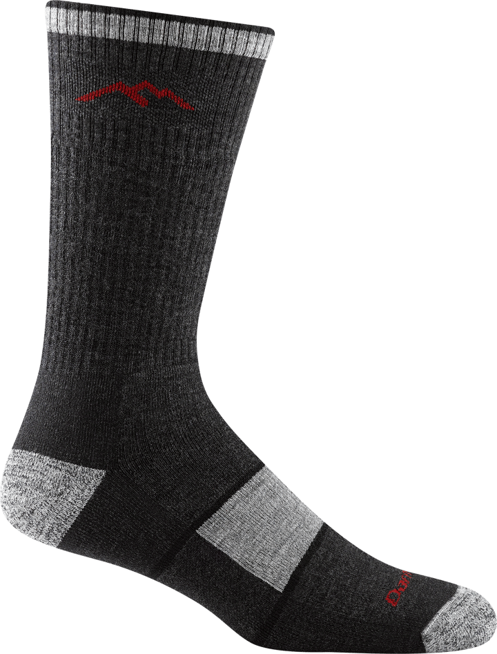 Men's Hiker Boot Sock Full Cushion Black Darn Tough