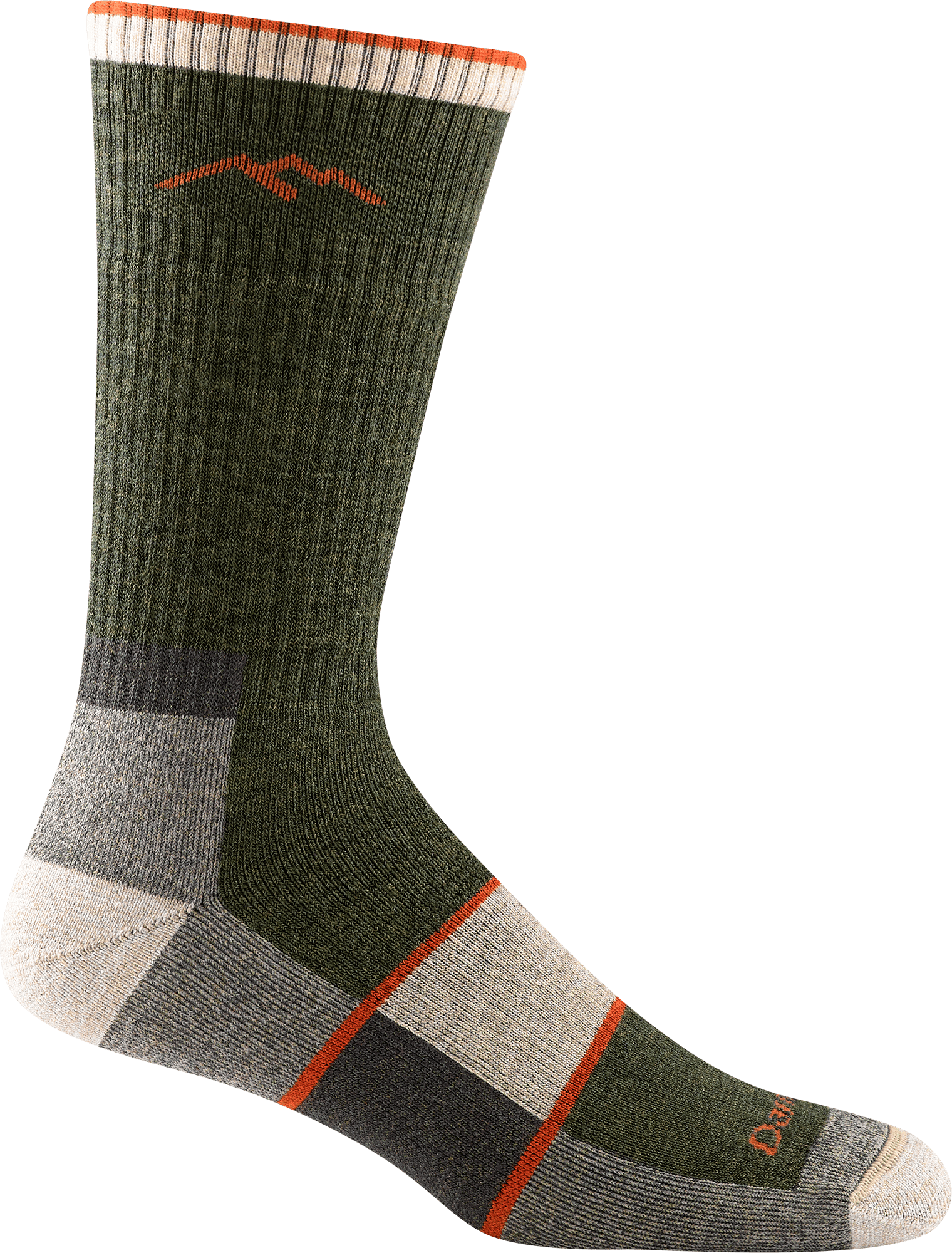 Darn Tough Men's Hiker Boot Sock Full Cushion Olive