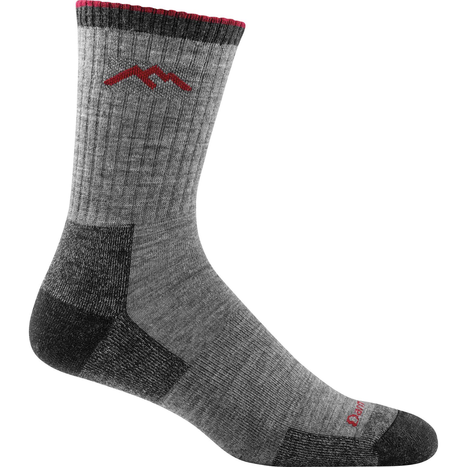 Men's Hiker Micro Crew Sock Cushion Charcoal