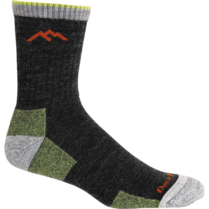 Men's Hiker Micro Crew Sock Cushion Lime Darn Tough