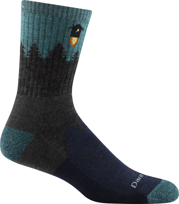 Darn Tough Men's Number 2 Micro Crew Midweight Hiking Sock Gray Darn Tough
