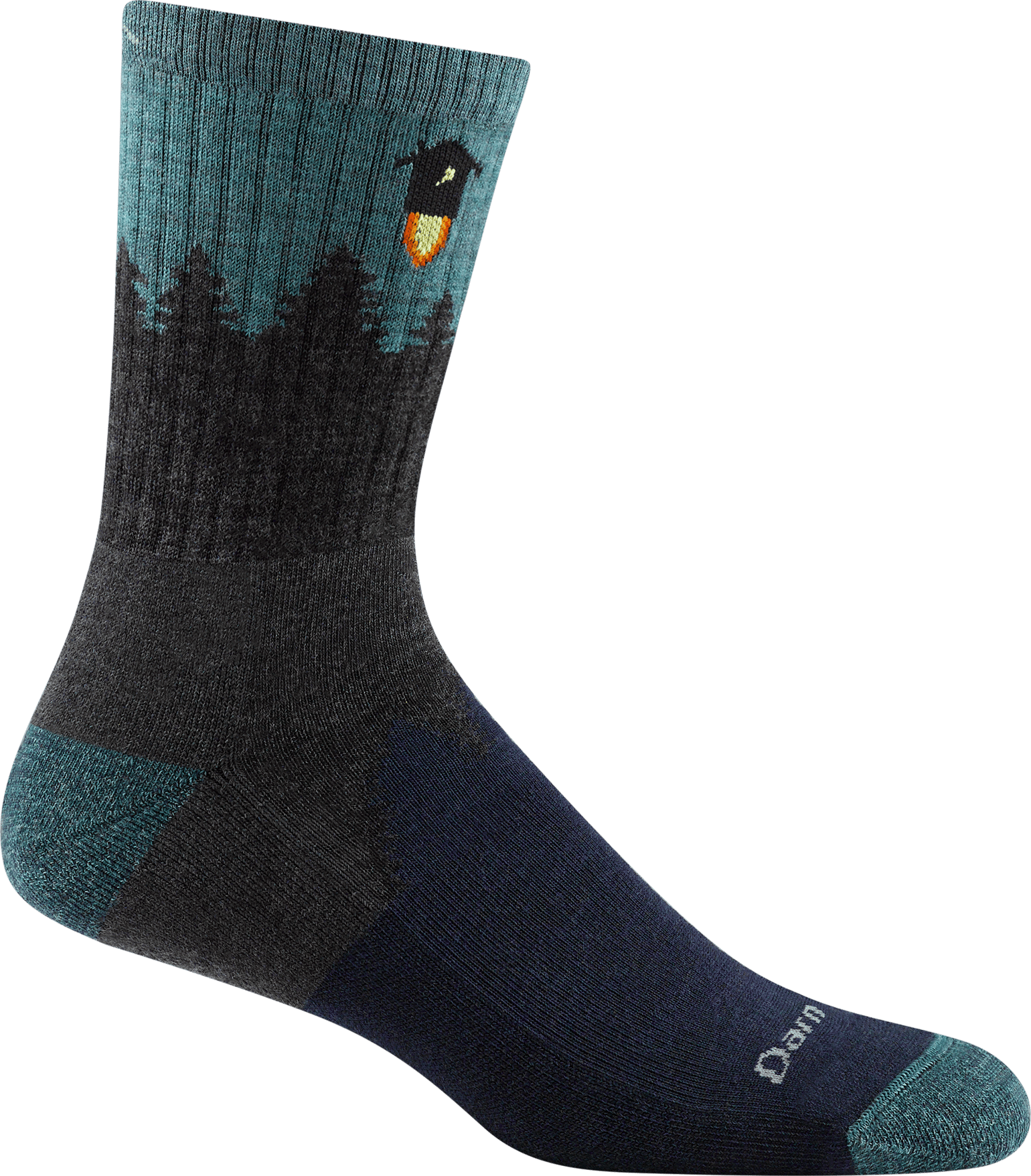 Men's Number 2 Micro Crew Midweight Hiking Sock Gray