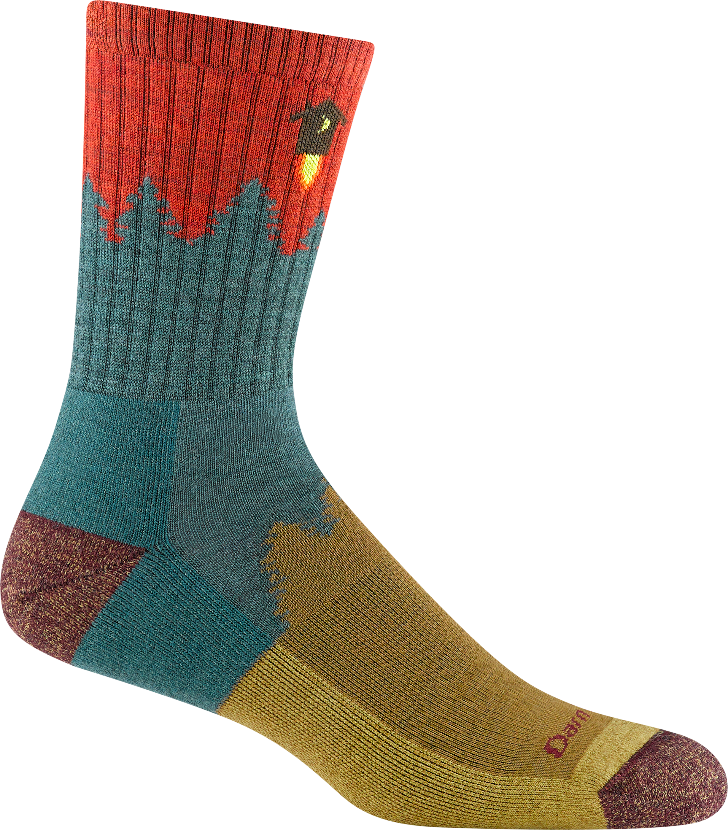Darn Tough Men's Number 2 Micro Crew Midweight Hiking Sock