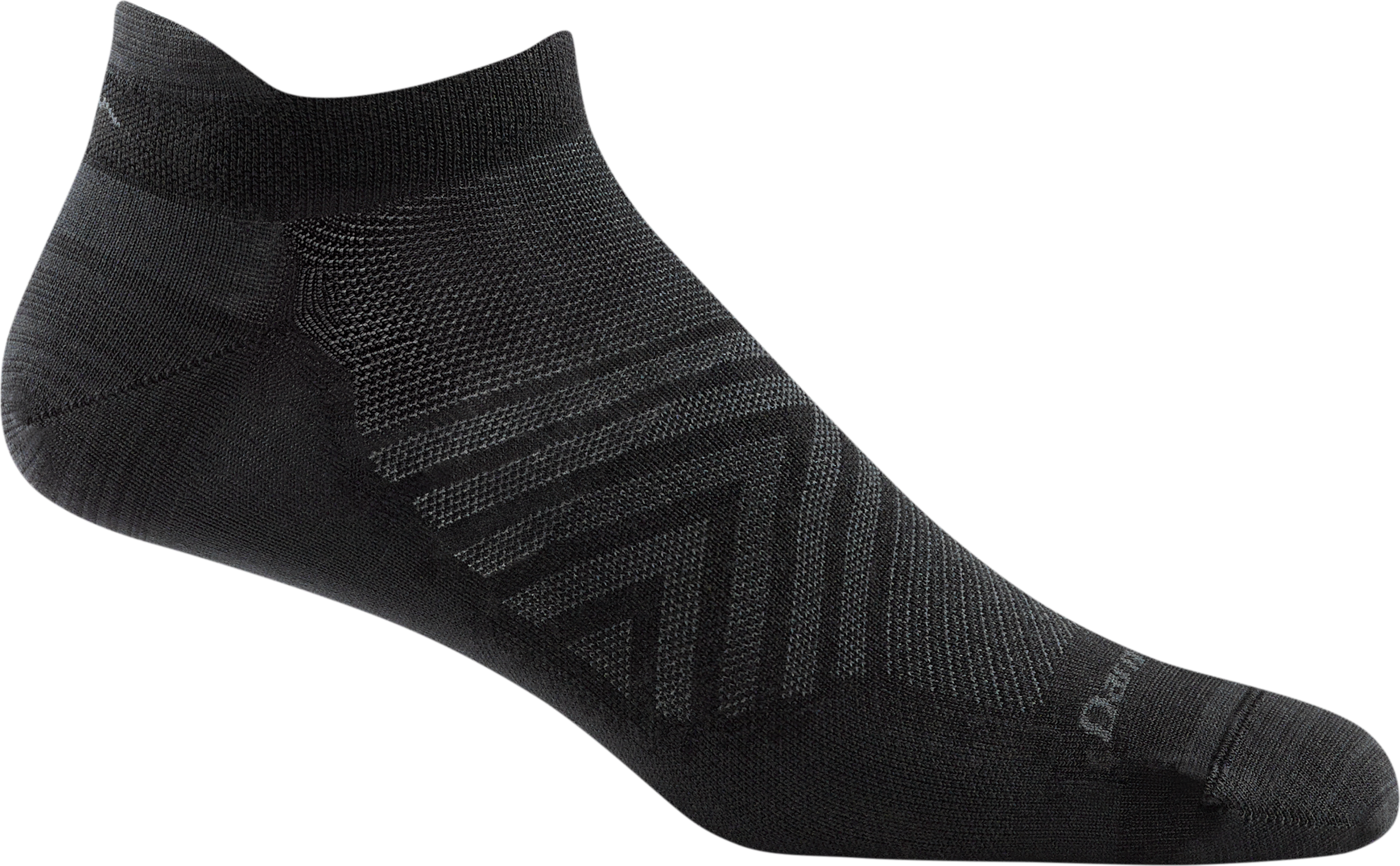 Darn Tough Men's Run No Show Tab Ultra-Lightweight Black