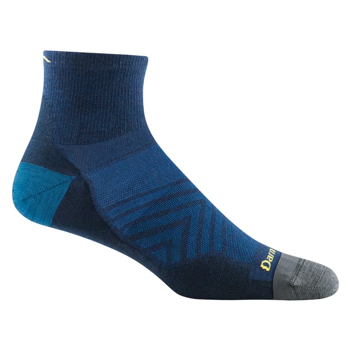 Darn Tough Men's Run Quarter Ultra-Lightweight Running Sock Eclipse Darn Tough