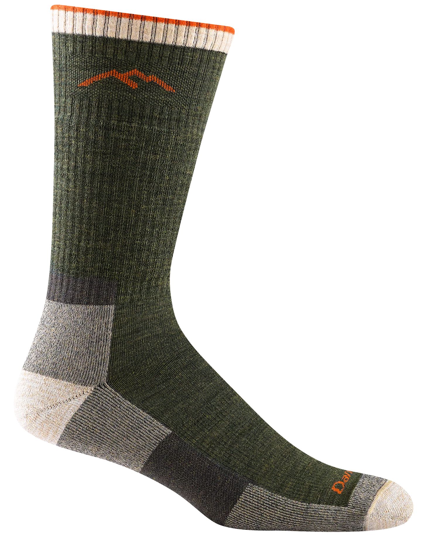 Darn Tough Men's Hiker Boot Sock Full Cushion Olive