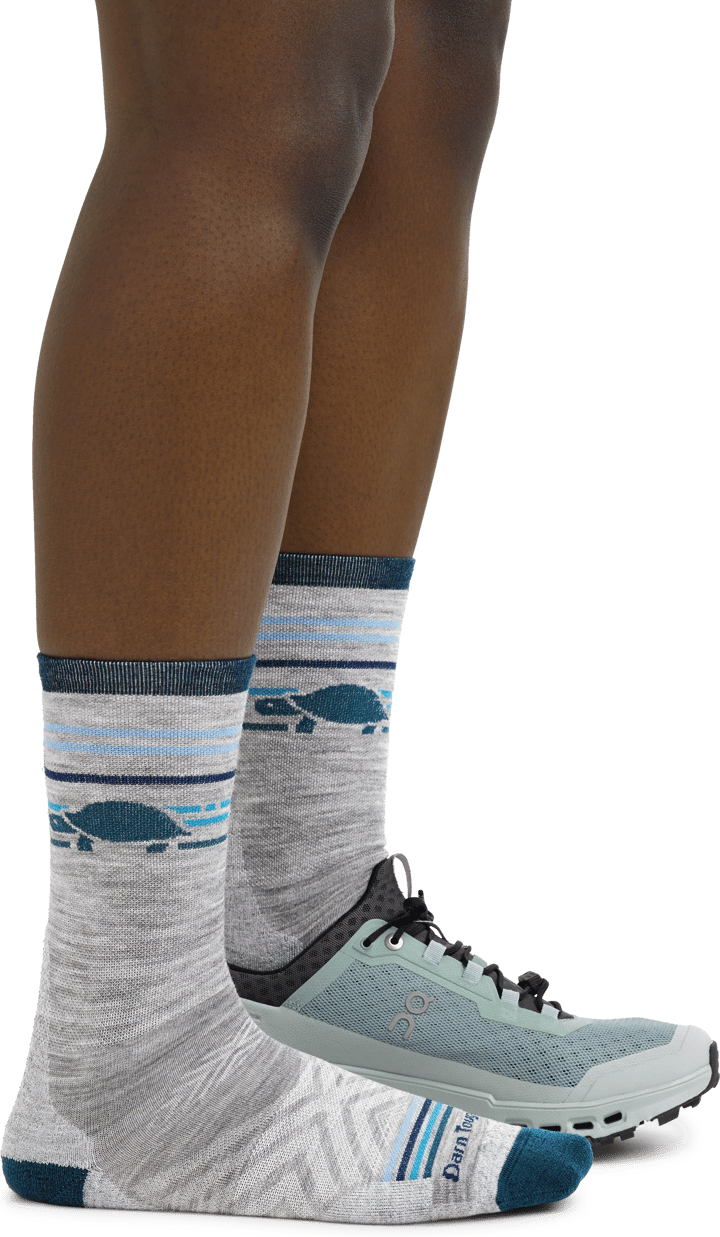 Women's Pacer Micro Crew Ultra-Lightweight Running Sock Cushion Gray Darn Tough
