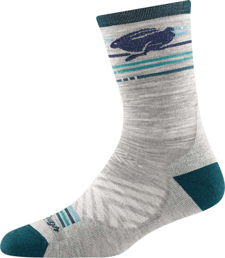 Women's Pacer Micro Crew Ultra-Lightweight Running Sock Cushion Gray Darn Tough