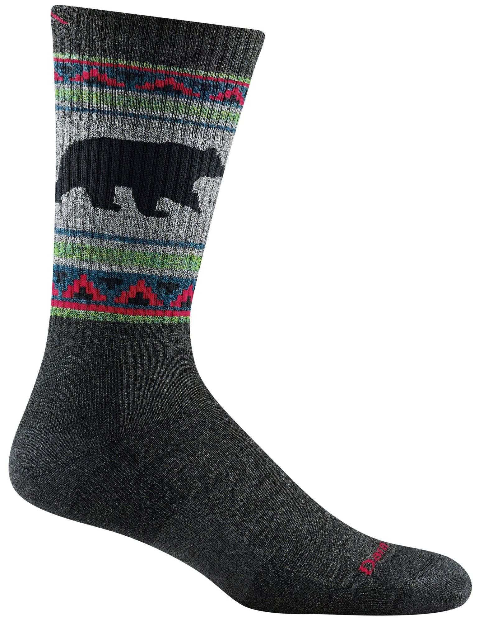 Darn Tough Vangrizzle Boot Midweight With Cushion Charcoal
