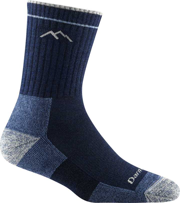 Darn Tough Women's Hiker Micro Crew Midweight Hiking Sock Cushion Eclipse Darn Tough